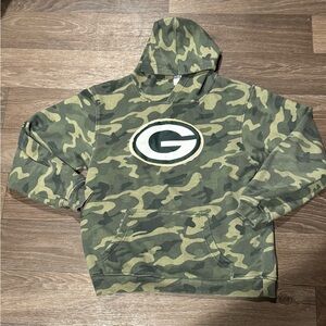 NFL Green Bay Packers Camo Hoodie Size 12 Youth
